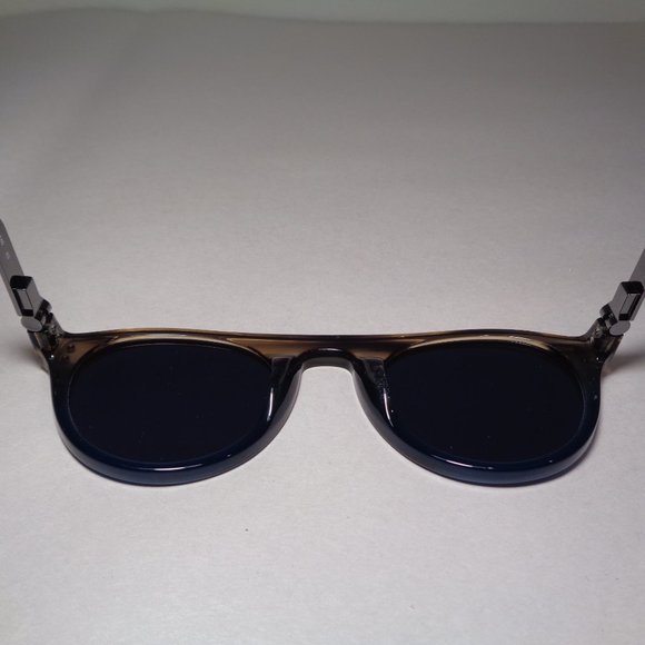 Calvin Klein CK20701S Taupe Blue Horn New Women\'s Sunglasses main image 4
